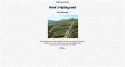 Desktop Screenshot of knuts-hyttegrend.no